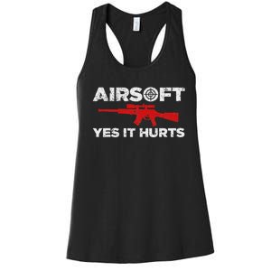 Airsoft Art Paintball Combat Sport Women's Racerback Tank