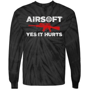 Airsoft Art Paintball Combat Sport Tie-Dye Long Sleeve Shirt