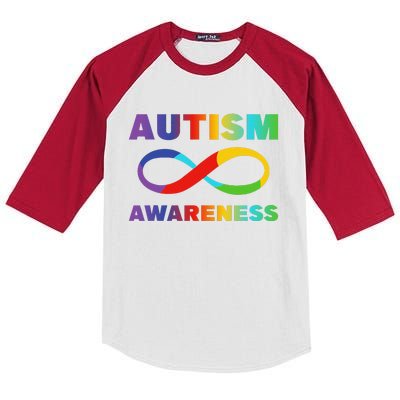 Autism Awareness Puzzle Piece Autism Mom Kids Colorblock Raglan Jersey