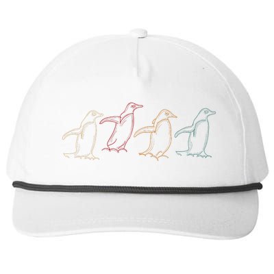 Antartica Animal Penguin Snapback Five-Panel Rope Hat