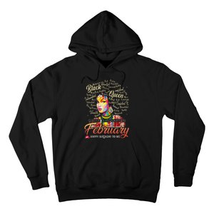 Aquarius African Pride Queen Was Born In February Birthday Hoodie