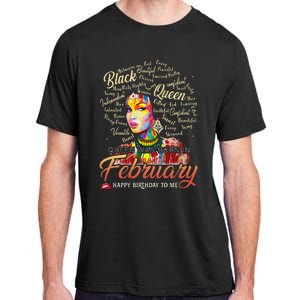 Aquarius African Pride Queen Was Born In February Birthday Adult ChromaSoft Performance T-Shirt