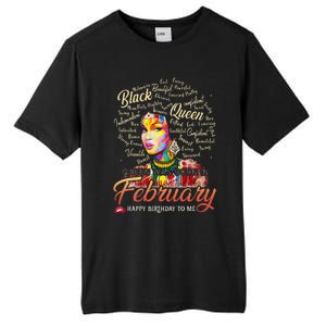 Aquarius African Pride Queen Was Born In February Birthday Tall Fusion ChromaSoft Performance T-Shirt