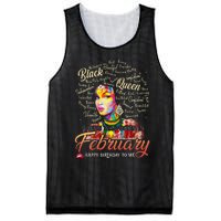 Aquarius African Pride Queen Was Born In February Birthday Mesh Reversible Basketball Jersey Tank