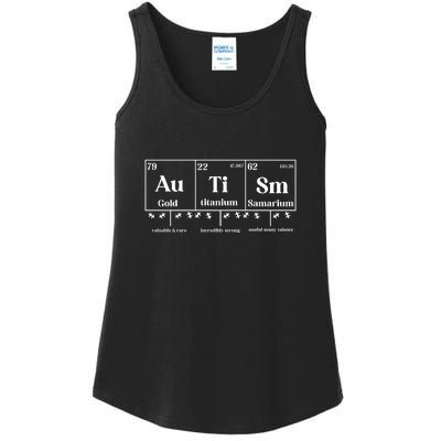 Autism Awareness Puzzle Chemical Element Gifft Ladies Essential Tank