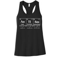 Autism Awareness Puzzle Chemical Element Gifft Women's Racerback Tank