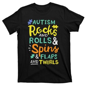 Autism Awareness Puzzle Piece Love Autistic Support T-Shirt