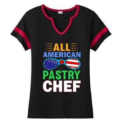 All American Pastry Chef Ladies Halftime Notch Neck Tee