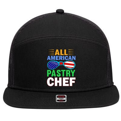 All American Pastry Chef 7 Panel Mesh Trucker Snapback Hat