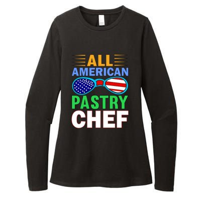 All American Pastry Chef Womens CVC Long Sleeve Shirt