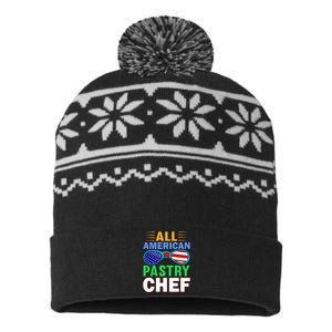 All American Pastry Chef USA-Made Snowflake Beanie