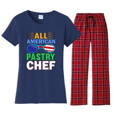 All American Pastry Chef Women's Flannel Pajama Set