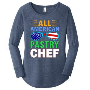 All American Pastry Chef Women's Perfect Tri Tunic Long Sleeve Shirt