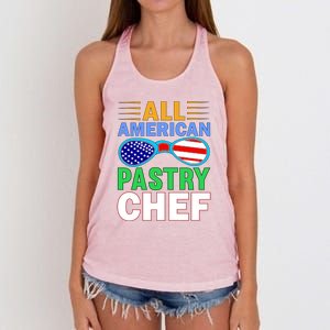 All American Pastry Chef Women's Knotted Racerback Tank