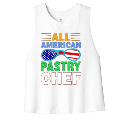 All American Pastry Chef Women's Racerback Cropped Tank