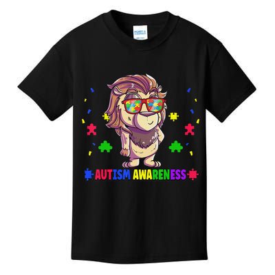 Autism Awareness Puzzle Piece Love Autistic Support Kids T-Shirt