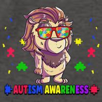 Autism Awareness Puzzle Piece Love Autistic Support Vector Backpack
