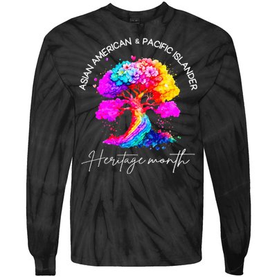 Asian American Pacific Islander Heritage Tie-Dye Long Sleeve Shirt