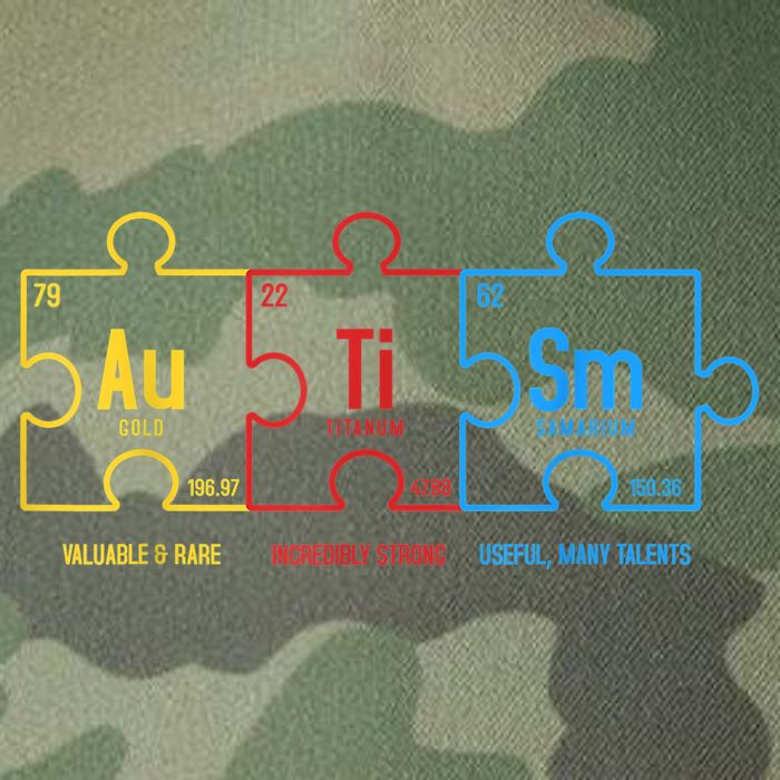 Autism Awareness Puzzle Elements Design Legacy Tie Dye Trucker Hat