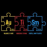 Autism Awareness Puzzle Elements Design Backpack