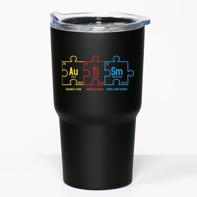 Autism Awareness Puzzle Elements Design Tumbler