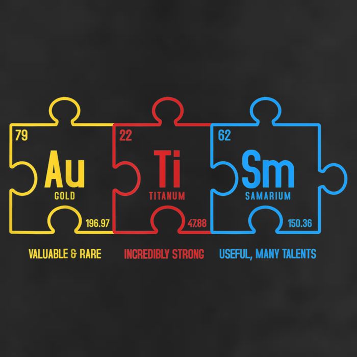 Autism Awareness Puzzle Elements Design Tumbler