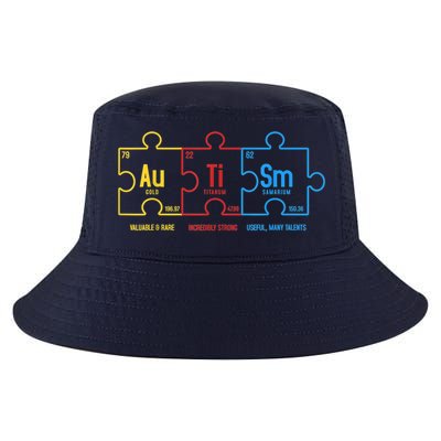 Autism Awareness Puzzle Elements Design Cool Comfort Performance Bucket Hat