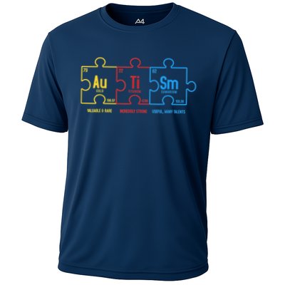 Autism Awareness Puzzle Elements Design Performance Shirt