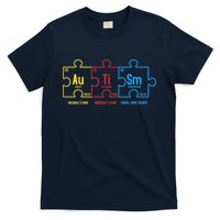 Autism Awareness Puzzle Elements Design T-Shirt
