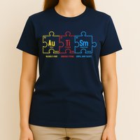 Autism Awareness Puzzle Elements Design T-Shirt