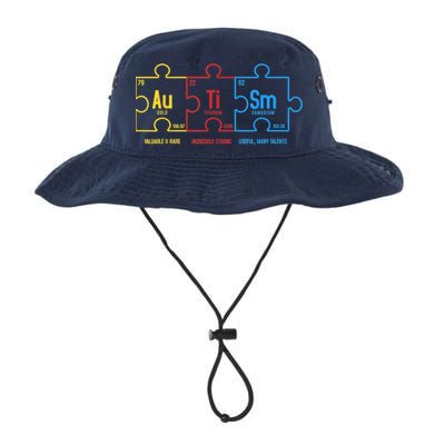 Autism Awareness Puzzle Elements Design Bucket Hat