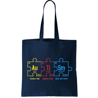 Autism Awareness Puzzle Elements Design Bag