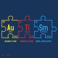 Autism Awareness Puzzle Elements Design Poster