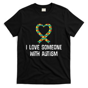 Autism Awareness Puzzle Ribbon Heart T-Shirt