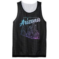 Arizona Az Pride Cactus Desert State Map Mesh Reversible Basketball Jersey Tank