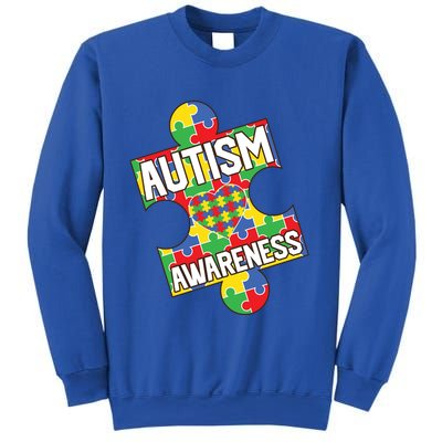 Autism Awareness Puzzle Piece Awareness Sweatshirt