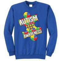 Autism Awareness Puzzle Piece Awareness Tall Sweatshirt