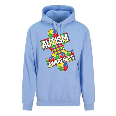 Autism Awareness Puzzle Piece Awareness Unisex Surf Hoodie