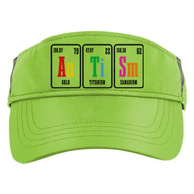 Autism Awareness Periodic Table Elets Neurodiversity Gift Adult Drive Performance Visor