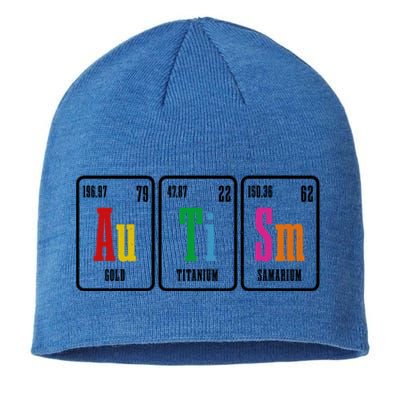 Autism Awareness Periodic Table Elets Neurodiversity Gift Sustainable Beanie