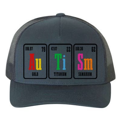 Autism Awareness Periodic Table Elets Neurodiversity Gift Yupoong Adult 5-Panel Trucker Hat