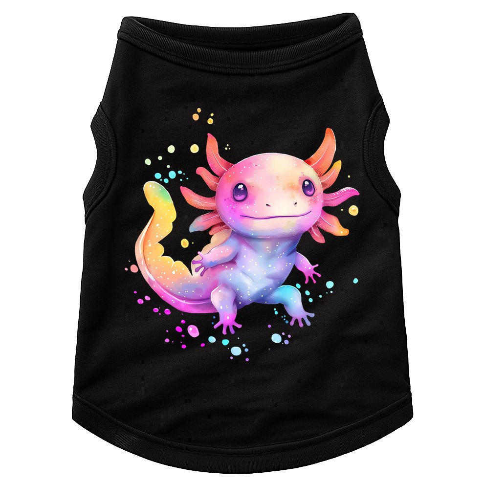 Axolotl Animal Pop Art Cute Axolotl Lover 2 Doggie Tank