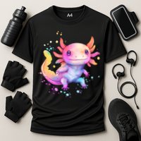 Axolotl Animal Pop Art Cute Axolotl Lover 2 Cooling Performance Crew T-Shirt