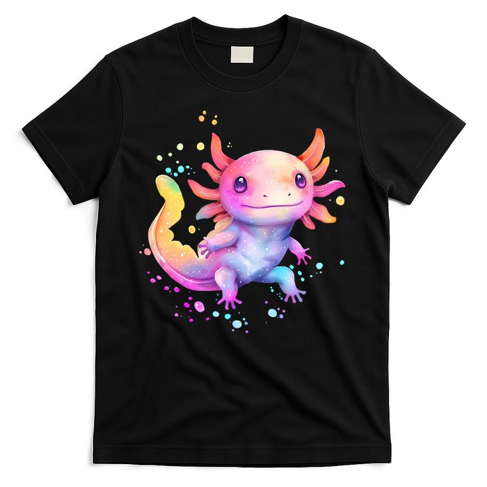 Axolotl Animal Pop Art Cute Axolotl Lover 2 T-Shirt