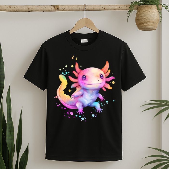 Axolotl Animal Pop Art Cute Axolotl Lover 2 T-Shirt