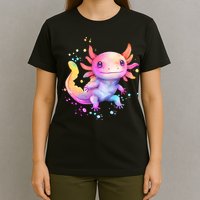 Axolotl Animal Pop Art Cute Axolotl Lover 2 T-Shirt