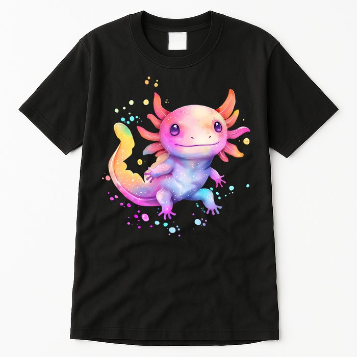 Axolotl Animal Pop Art Cute Axolotl Lover 2 Tall T-Shirt