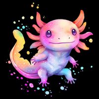 Axolotl Animal Pop Art Cute Axolotl Lover 2 Impact Tech Backpack