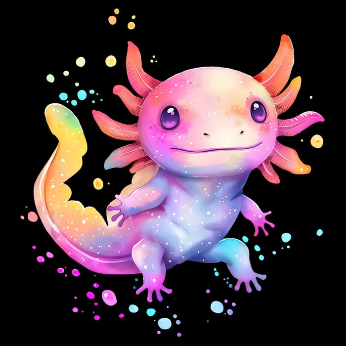 Axolotl Animal Pop Art Cute Axolotl Lover 2 Impact Tech Backpack
