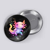 Axolotl Animal Pop Art Cute Axolotl Lover 2 Button